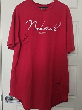 Nokwal California Distressed Graphic Tee
